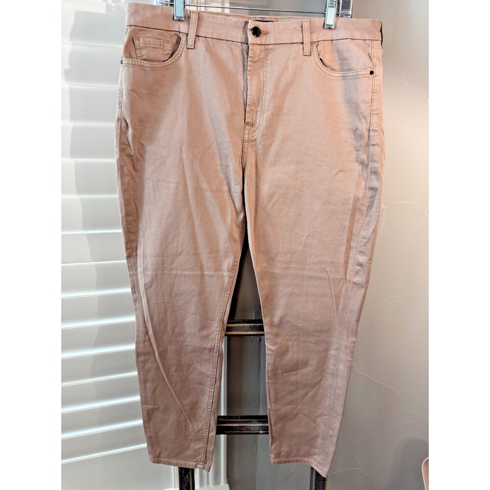 7 FOR ALL MANKIND JEN 7 SKINNY ANKLE TAN JEANS  PLUS SIZE 18W